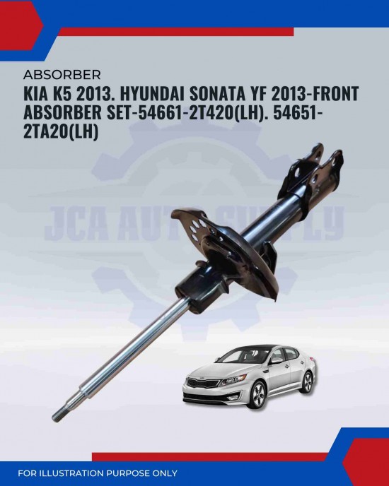 Front Absorber-Hyundai Sonata YF 2013. Kia K5 2013-54661-2T420(LH). 54651-2T420(LH) Front Absorber-Hyundai Sonata YF 2013. Kia K5 2013-54661-2T420(LH). 54651-2T420(LH)
