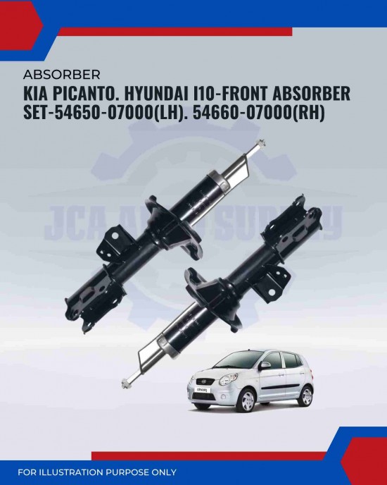 Front Absorber-Kia Picanto. Hyundai I10-54650-07000(LH). 54660-07000(RH)