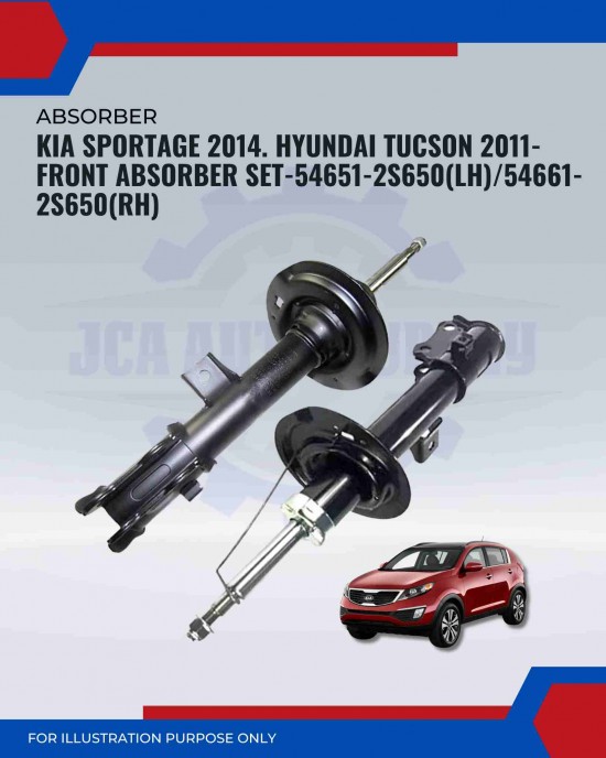 Front Absorber-Kia Sportage 2014. Hyundai Tucson 2011-54651-2S650(LH). 54661-2S650(RH)