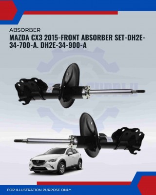 Front Absorber Set-Mazda CX3 2015-DH2E-34-700-A. DH2E-34-900-A Front Absorber Set-Mazda CX3 2015-DH2E-34-700-A. DH2E-34-900-A