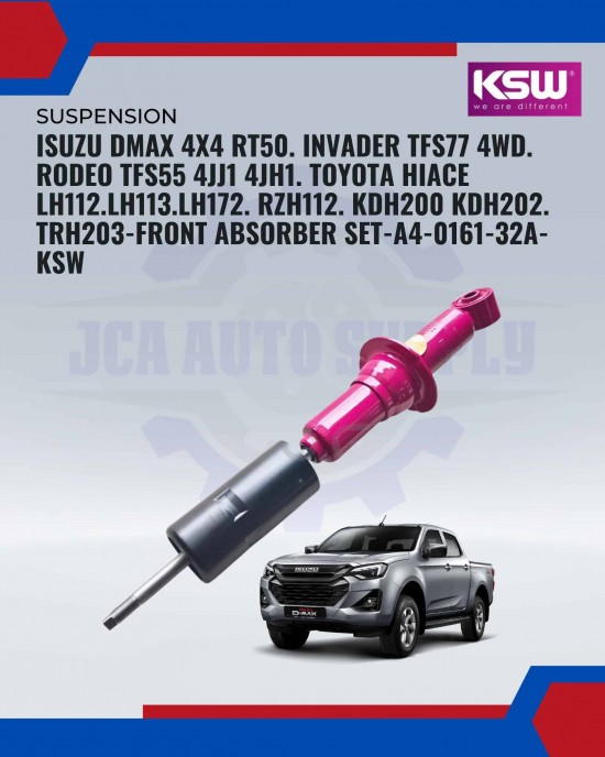 Isuzu DMAX 4X4 . Toyota Hiace Front Absorber Set-A4-0161-32A-KSW Isuzu DMAX 4X4 . Toyota Hiace Front Absorber Set-A4-0161-32A-KSW