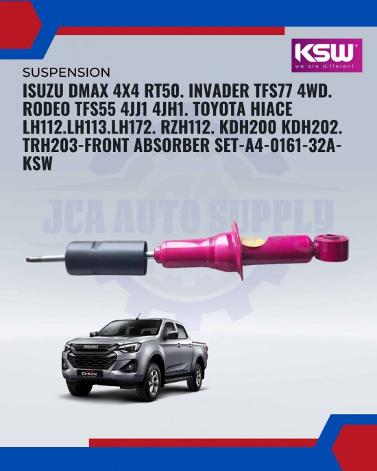 Isuzu DMAX 4X4 . Toyota Hiace Front Absorber Set-A4-0161-32A-KSW Isuzu DMAX 4X4 . Toyota Hiace Front Absorber Set-A4-0161-32A-KSW
