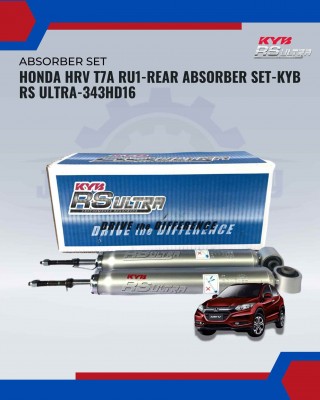 Honda HRV T7A RU1-Rear Absorber Set-KYB Rs Ultra-343HD16