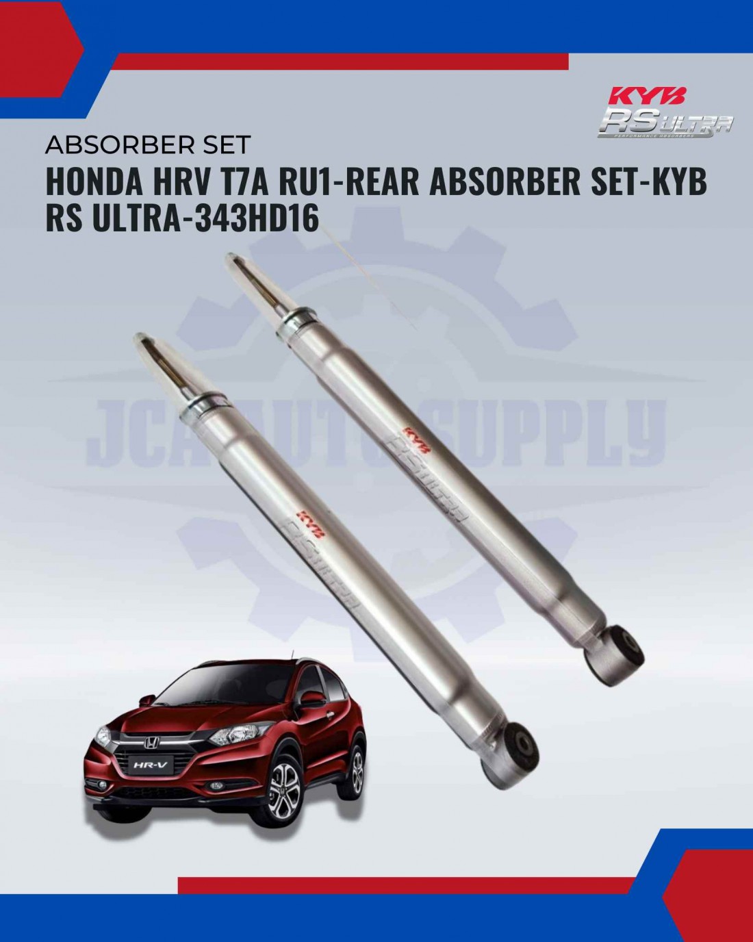 Honda HRV T7A RU1-Rear Absorber Set-KYB Rs Ultra-343HD16 | JCA AUTO SUPPLY