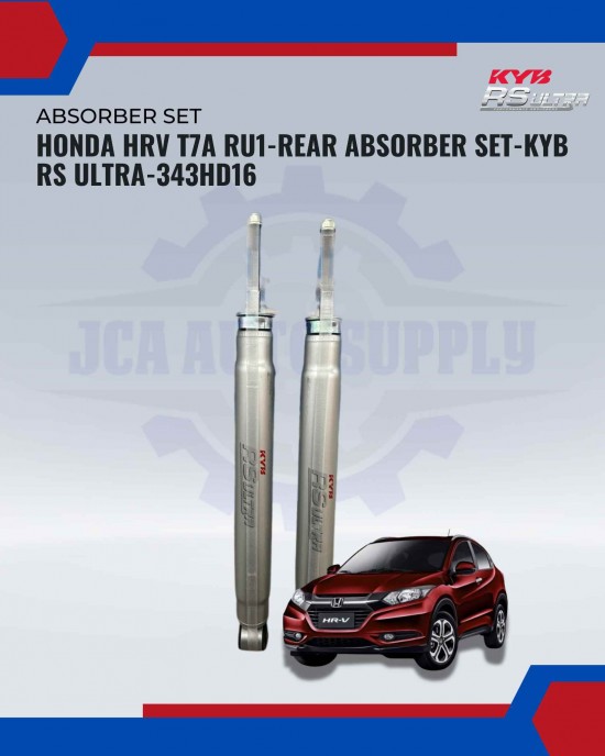 Honda HRV T7A RU1-Rear Absorber Set-KYB Rs Ultra-343HD16 Honda HRV T7A RU1-Rear Absorber Set-KYB Rs Ultra-343HD16
