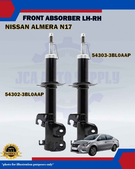 Nissan Almera N17 Front Absorber Set-54302-3BL0AAP(RH)-54303-3BL0AAP(LH) Absorber image