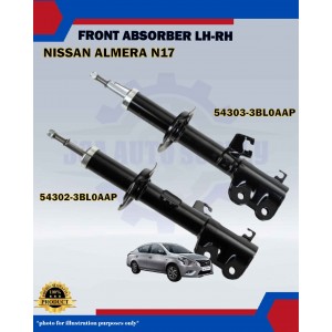 Nissan Almera N17 Front Absorber Set-54302-3BL0AAP(RH)-54303-3BL0AAP(LH)