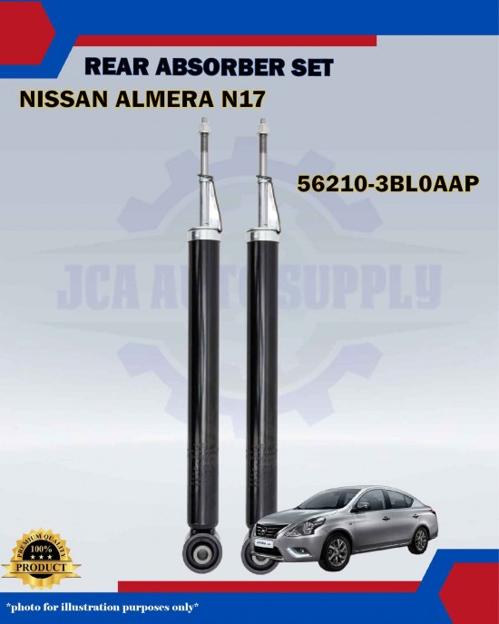 Nissan Almera N17-Rear Absorber Set-56210-3BL0AAP Absorber image