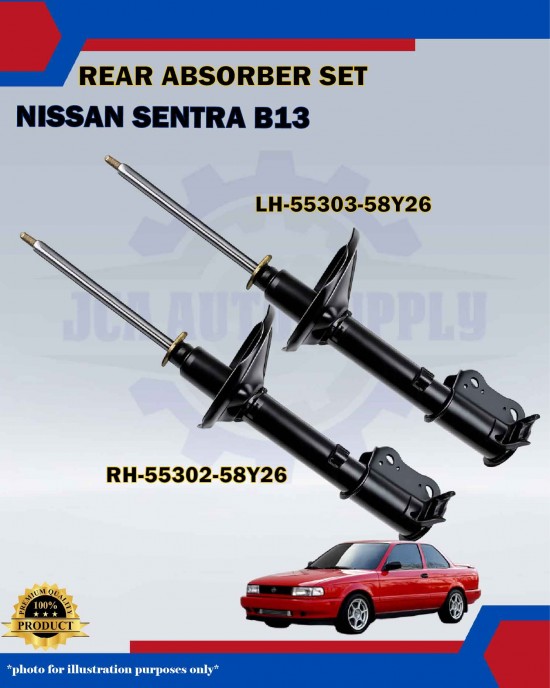 Rear Absorber-Nissan Sentra B13-55303-58Y26(LH)-55302-58Y26(RH)