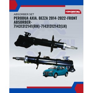 Perodua Axia. Bezza 2014-2022-Front Absorber-71431312141(RH)-71431312142(LH)