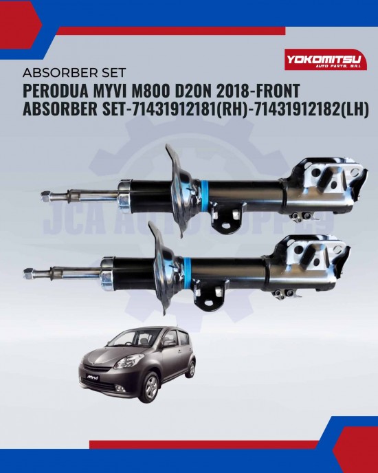 Perodua Myvi M800 D20N 2018-Front Absorber Set-71431912181(RH)-71431912182(LH) Absorber image
