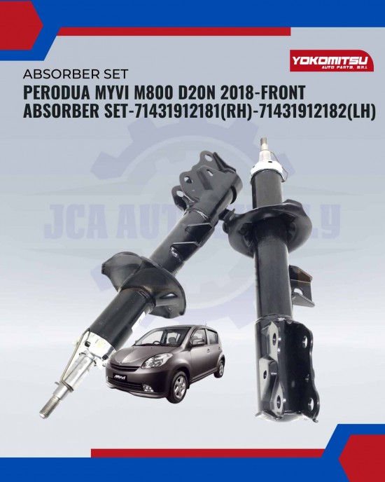 Perodua Myvi M800 D20N 2018-Front Absorber Set-71431912181(RH)-71431912182(LH) Absorber image