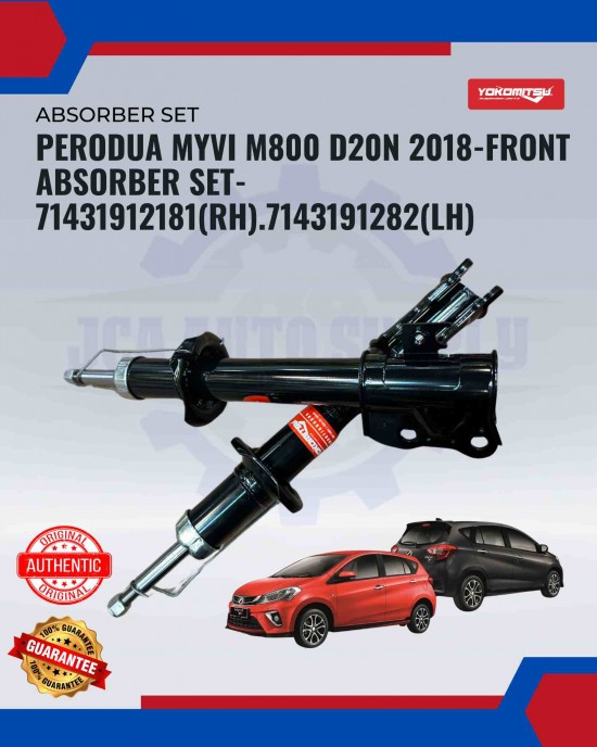 Showing image for Perodua Myvi M800 D20N 2018-Front Absorber Set-71431912181(RH).7143191282(LH) Perodua Myvi M800 D20N 2018-Front Absorber Set-71431912181(RH).7143191282(LH) Absorber image