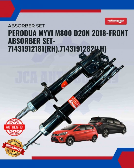 Showing image for Perodua Myvi M800 D20N 2018-Front Absorber Set-71431912181(RH).7143191282(LH) Perodua Myvi M800 D20N 2018-Front Absorber Set-71431912181(RH).7143191282(LH) Absorber image