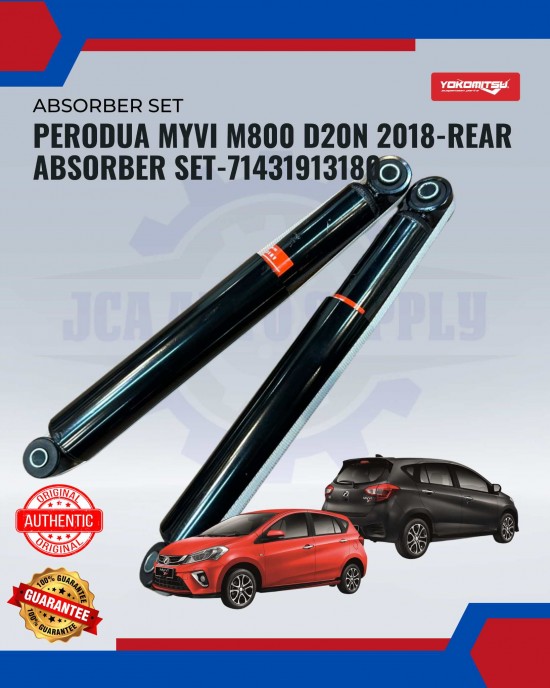 Showing image for Perodua Myvi M800 D20N 2018-Rear Absorber Set-71431913180 Perodua Myvi M800 D20N 2018-Rear Absorber Set-71431913180 Absorber image
