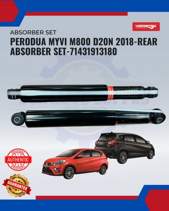Showing image for Perodua Myvi M800 D20N 2018-Rear Absorber Set-71431913180 Perodua Myvi M800 D20N 2018-Rear Absorber Set-71431913180 Absorber image