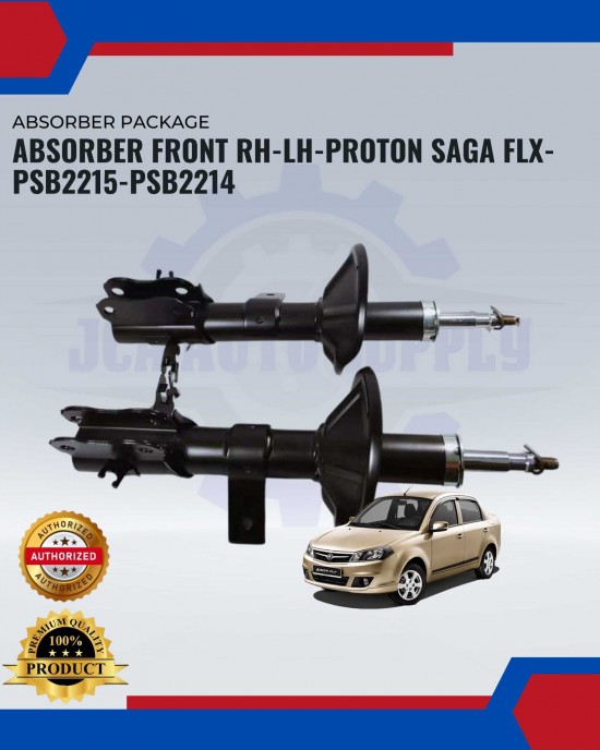 Proton Saga BLM-FL-FLX-Saga VVT Front Absorber Set-APM Performax-PSB2215-PSB2214 Absorber image