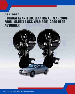 Rear Absorber-Hyundai Avante XD. Elantra XD 2001-2006. Matrix 1.6cc 2001-2006-5361-2D100 