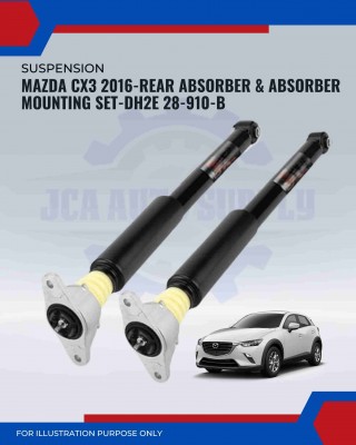 Rear Absorber & Mounting Set-Mazda CX3 2015-DH2E 28-910-B Rear Absorber & Mounting Set-Mazda CX3 2015-DH2E 28-910-B