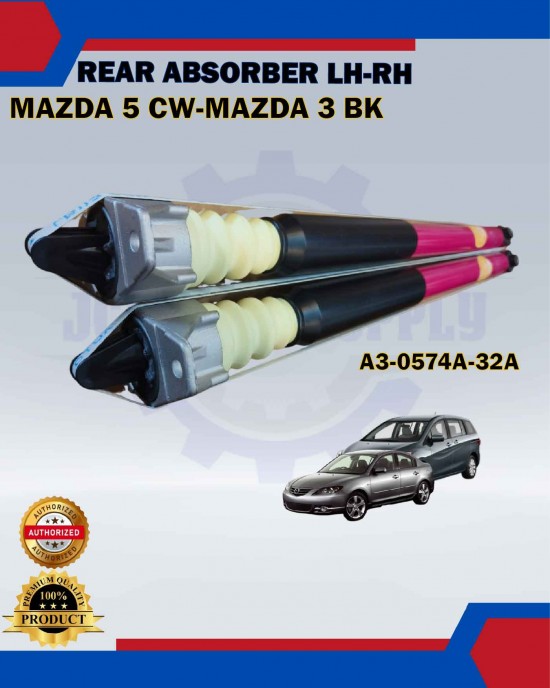 Showing image for Rear Absorber Set-KSW-MAZDA 3 BK 03Y> .MAZDA 5 CW 2.0 05Y- A3-0574A-32A Rear Absorber Set-KSW-MAZDA 3 BK 03Y> .MAZDA 5 CW 2.0 05Y- A3-0574A-32A Absorber image