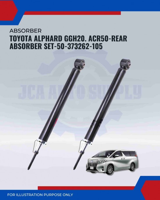 Rear Absorber-Toyota Alphard GGH20. Estima ACR50-50-373262-105 Rear Absorber-Toyota Alphard GGH20. Estima ACR50-50-373262-105