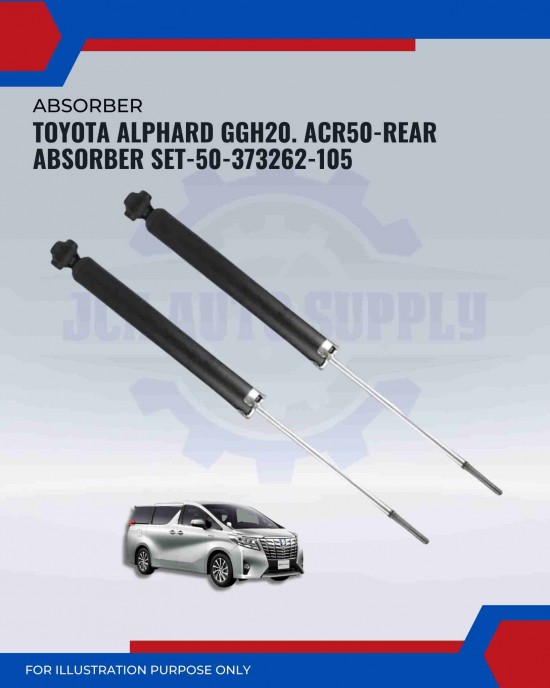 Rear Absorber-Toyota Alphard GGH20. Estima ACR50-50-373262-105 Rear Absorber-Toyota Alphard GGH20. Estima ACR50-50-373262-105