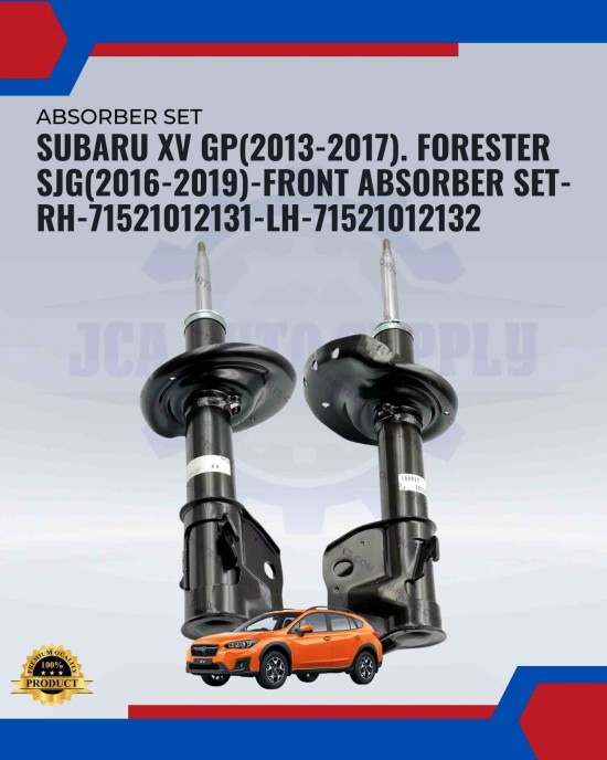 Subaru XV GP(2013-2017). Forester SJG(2016-2019)-Front Absorber Set-RH-71521012131-LH-71521012132