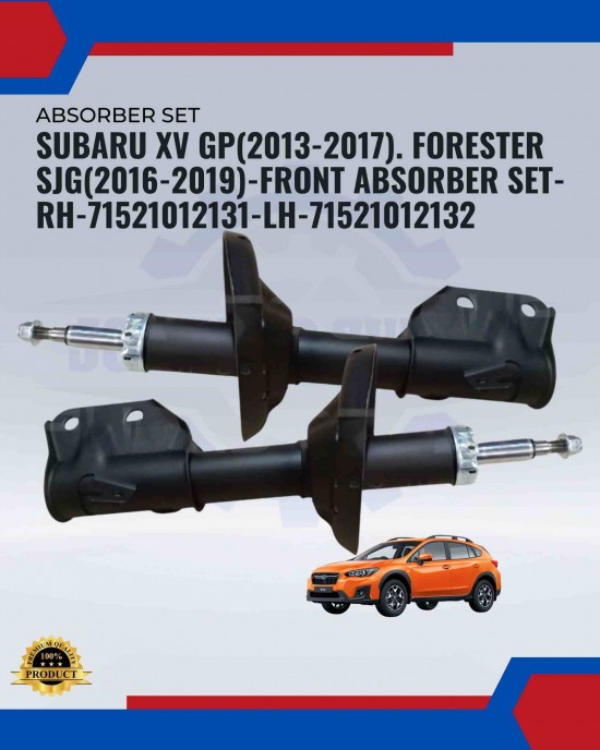 Subaru XV GP(2013-2017). Forester SJG(2016-2019)-Front Absorber Set-RH-71521012131-LH-71521012132
