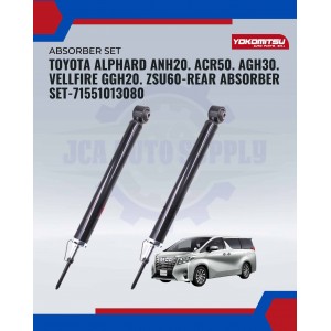 Toyota Alphard ANH20. ACR50. AGH30. Vellfire GGH20. ZSU60-Rear Absorber Set-71551013080