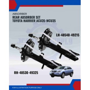 Rear Absorber-Toyota Harrier ACU35 2.4cc-MCU35 3.0cc-48530-49325(RH)-48540-49215(LH) Rear Absorber-Toyota Harrier ACU35 2.4cc-MCU35 3.0cc-48530-49325(RH)-48540-49215(LH)