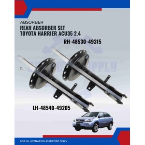 Rear Absorber-Toyota Harrier ACU35 2.4cc-48530-49315(RH)-48540-49205(LH) Rear Absorber-Toyota Harrier ACU35 2.4cc-48530-49315(RH)-48540-49205(LH)
