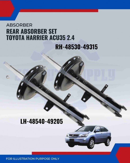 Rear Absorber-Toyota Harrier ACU35 2.4cc-48530-49315(RH)-48540-49205(LH)
