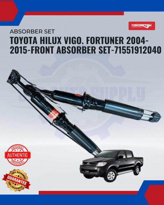 Showing image for Toyota Hilux Vigo. Fortuner 2004-2015-Front Absorber Set-71551912040 Toyota Hilux Vigo. Fortuner 2004-2015-Front Absorber Set-71551912040 Absorber image