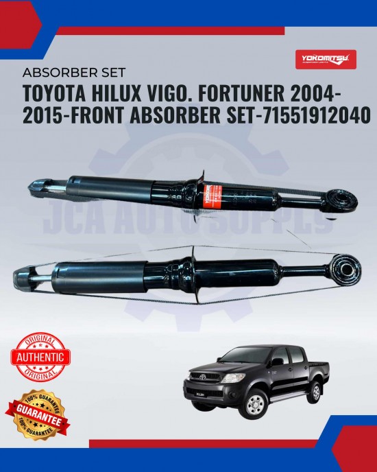 Showing image for Toyota Hilux Vigo. Fortuner 2004-2015-Front Absorber Set-71551912040 Toyota Hilux Vigo. Fortuner 2004-2015-Front Absorber Set-71551912040 Absorber image