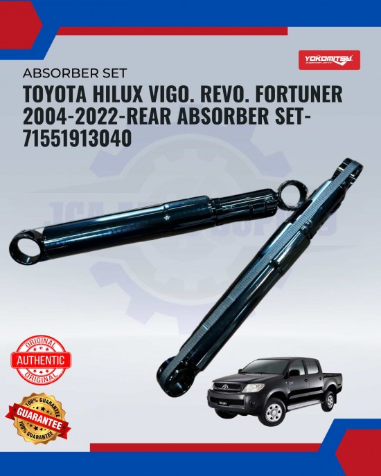 Showing image for Toyota Hilux Vigo. Revo. Fortuner 2004-2022-Rear Absorber Set-71551913040 Toyota Hilux Vigo. Revo. Fortuner 2004-2022-Rear Absorber Set-71551913040 image