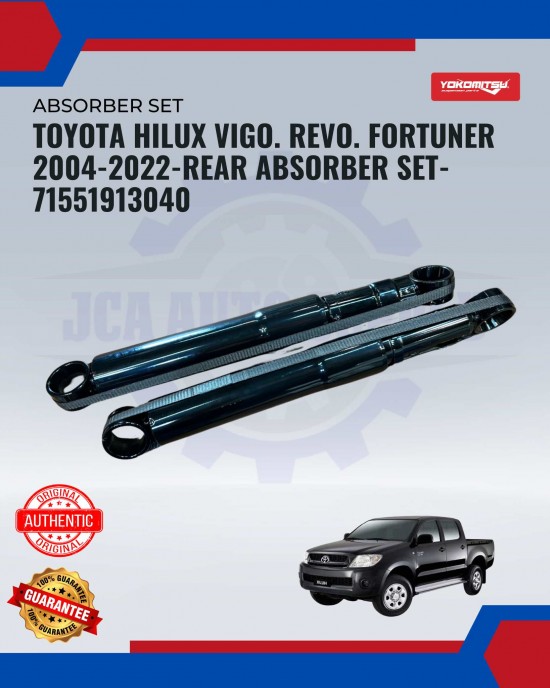 Showing image for Toyota Hilux Vigo. Revo. Fortuner 2004-2022-Rear Absorber Set-71551913040 Toyota Hilux Vigo. Revo. Fortuner 2004-2022-Rear Absorber Set-71551913040 image