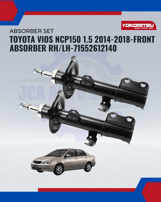 Toyota Vios NCP150 1.5 2014-2018-Front Absorber RH/LH-71552612140 Absorber image