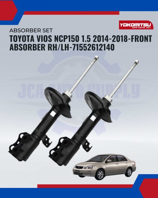 Toyota Vios NCP150 1.5 2014-2018-Front Absorber RH/LH-71552612140 Absorber image