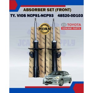 Shock Absorber Set (Rear/Front)-Toyota Vios NCP91 NCP93-Toyota Original-48520-0D103/48530-0D270