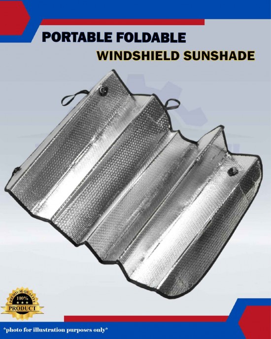 Portable Foldable Windshield Sunshade