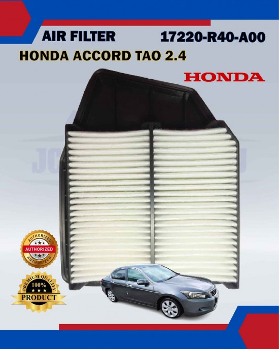 Showing image for Air Filter-Honda Accord TAO 2.4 2008-2013-Honda-17220-R40-A00 Air Filter-Honda Accord TAO 2.4 2008-2013-Honda-17220-R40-A00 image