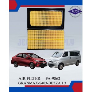 Air Filter-Daihatsu Granmax S403-Perodua Bezza 1.3-Filton-FA-9862-17801-BZ130 Air Filter-Daihatsu Granmax S403-Perodua Bezza 1.3-Filton-FA-9862-17801-BZ130