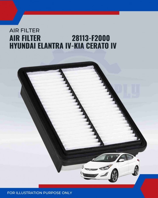 Air Filter-Hyundai Elantra IV 1.6cc 2.0cc-Kia Cerato IV 1.6cc 2.0cc-28113-F2000