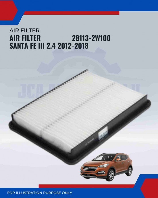 Air Filter-Hyundai Santa Fe III 2.4cc (2012-2018)-28113-2W100