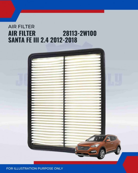Air Filter-Hyundai Santa Fe III 2.4cc (2012-2018)-28113-2W100