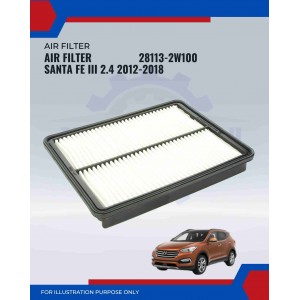 Air Filter-Hyundai Santa Fe III 2.4cc (2012-2018)-28113-2W100 Air Filter-Hyundai Santa Fe III 2.4cc (2012-2018)-28113-2W100