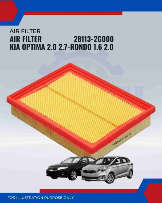 Air Filter-Kia Optima 2.0cc 2.7cc-Kia Rondo 1.6cc 2.0cc-28113-2G000 Air Filter-Kia Optima 2.0cc 2.7cc-Kia Rondo 1.6cc 2.0cc-28113-2G000