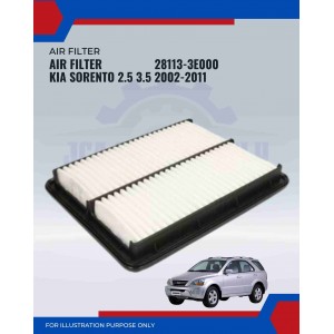 Air Filter-Kia Sorento 2.5cc 3.5cc (2002-2011)-28113-3E000 Air Filter-Kia Sorento 2.5cc 3.5cc (2002-2011)-28113-3E000