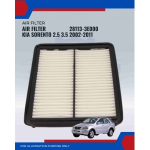 Air Filter-Kia Sorento 2.5cc 3.5cc (2002-2011)-28113-3E000