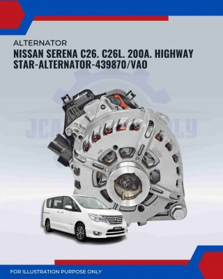 Alternator-Nissan Serena C26-C26L 200A-439870